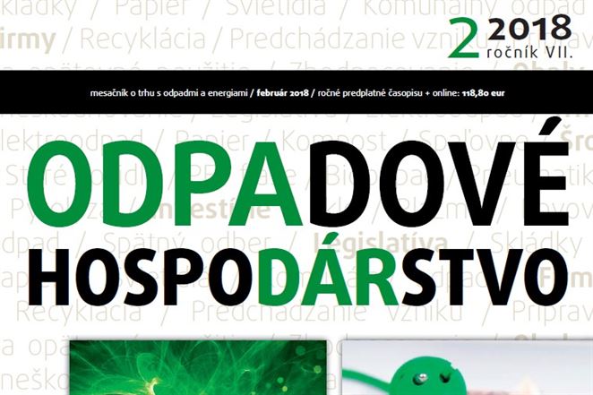 Čo by vám nemalo ujsť. ODPADOVÉ HOSPODÁRSTVO, 2018/02